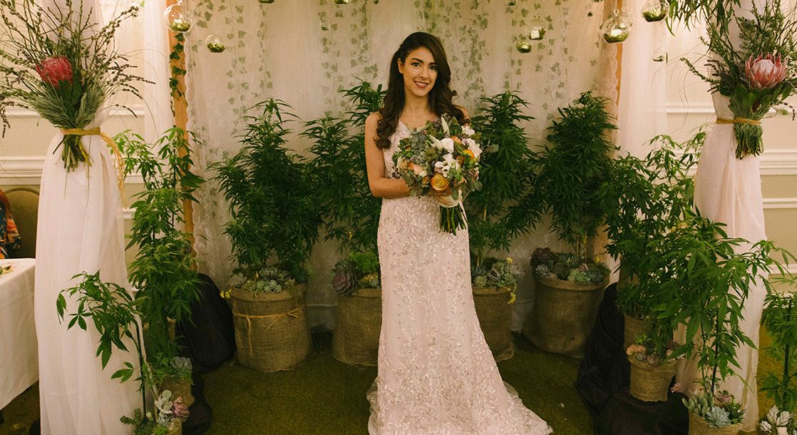 Photos of Ganja Gowns and 420 Floral Arrangements at the Los Angeles